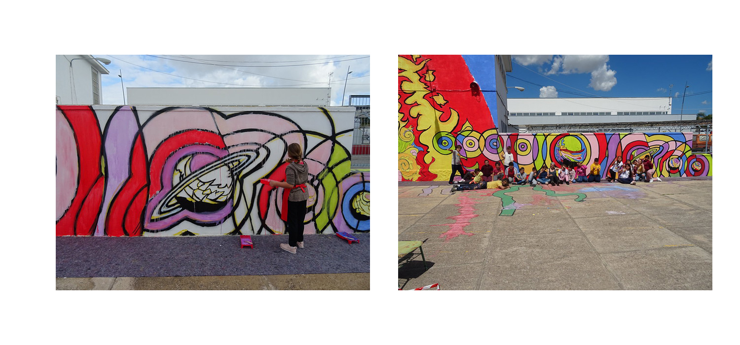 Medio centenar de alumnado de Primaria estrena la actividad ‘Murales científico’ de la UCA