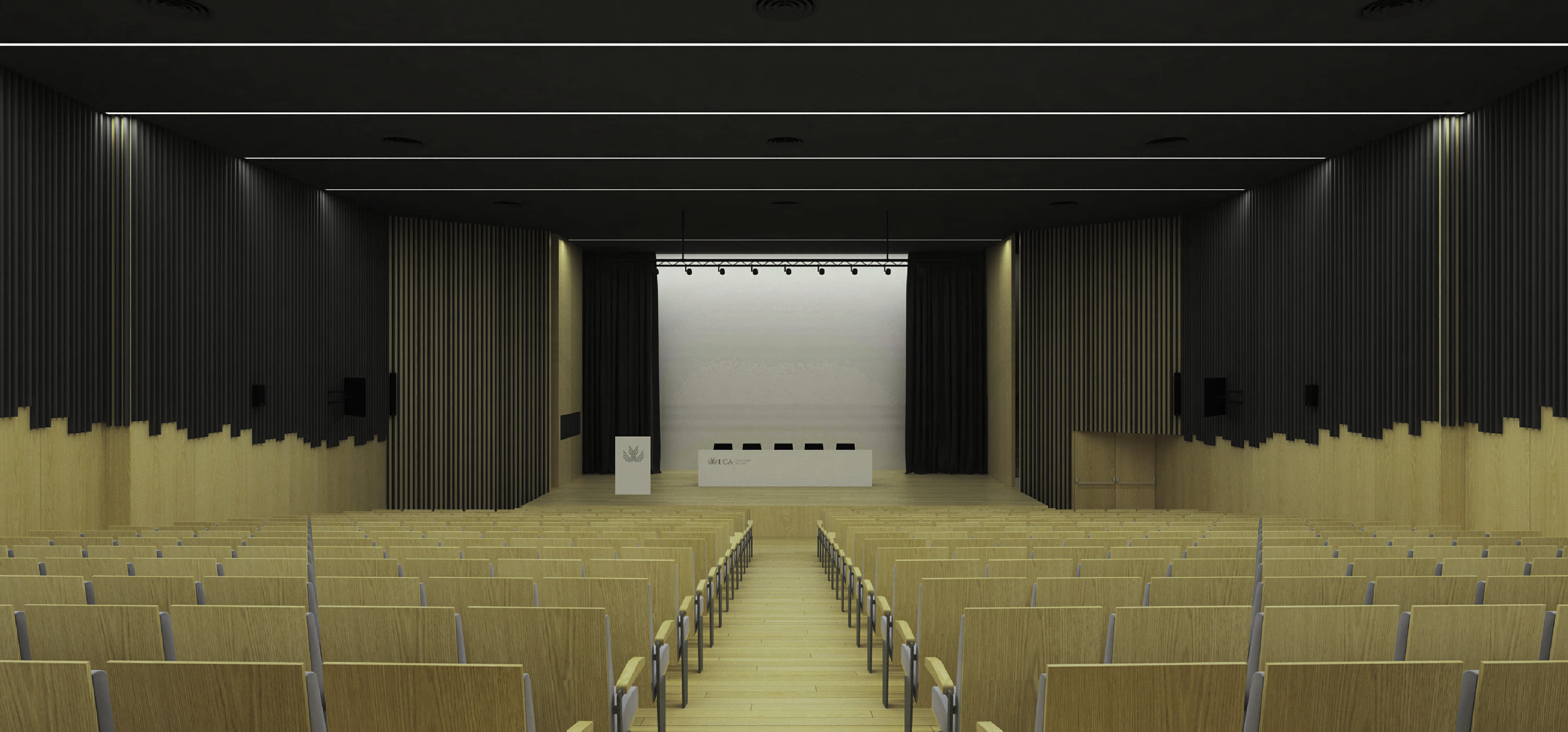 La UCA comienza las obras de remodelación y mejora integral del salón de actos de la EPS de Algeciras