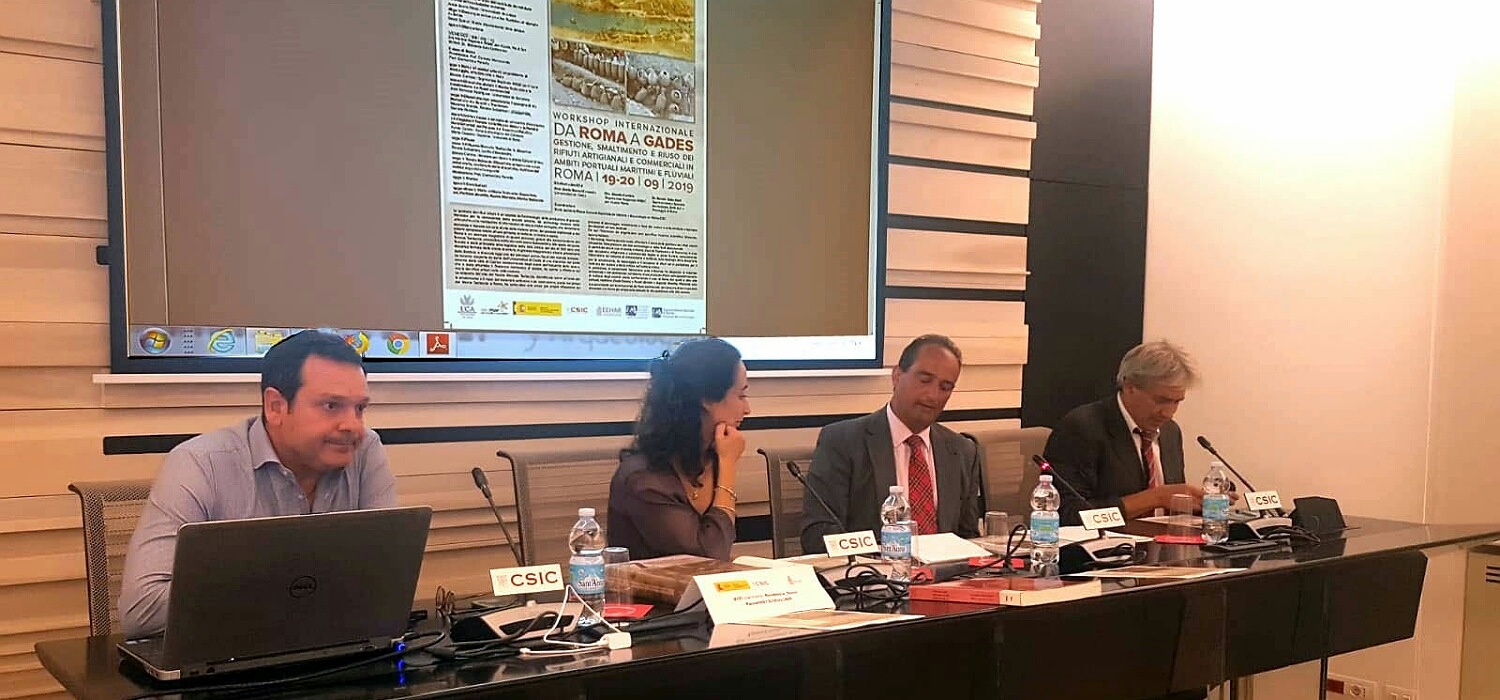 La Universidad de Cádiz presenta en Roma las revelaciones científicas del Testaccio de Gades