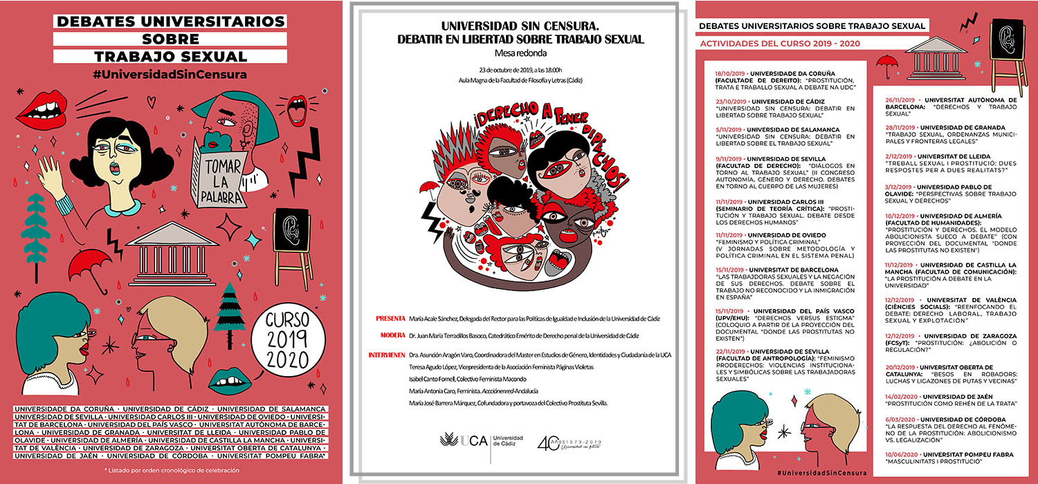 20 universidades públicas organizan coordinadamente actividades de debate sobre trabajo sexual