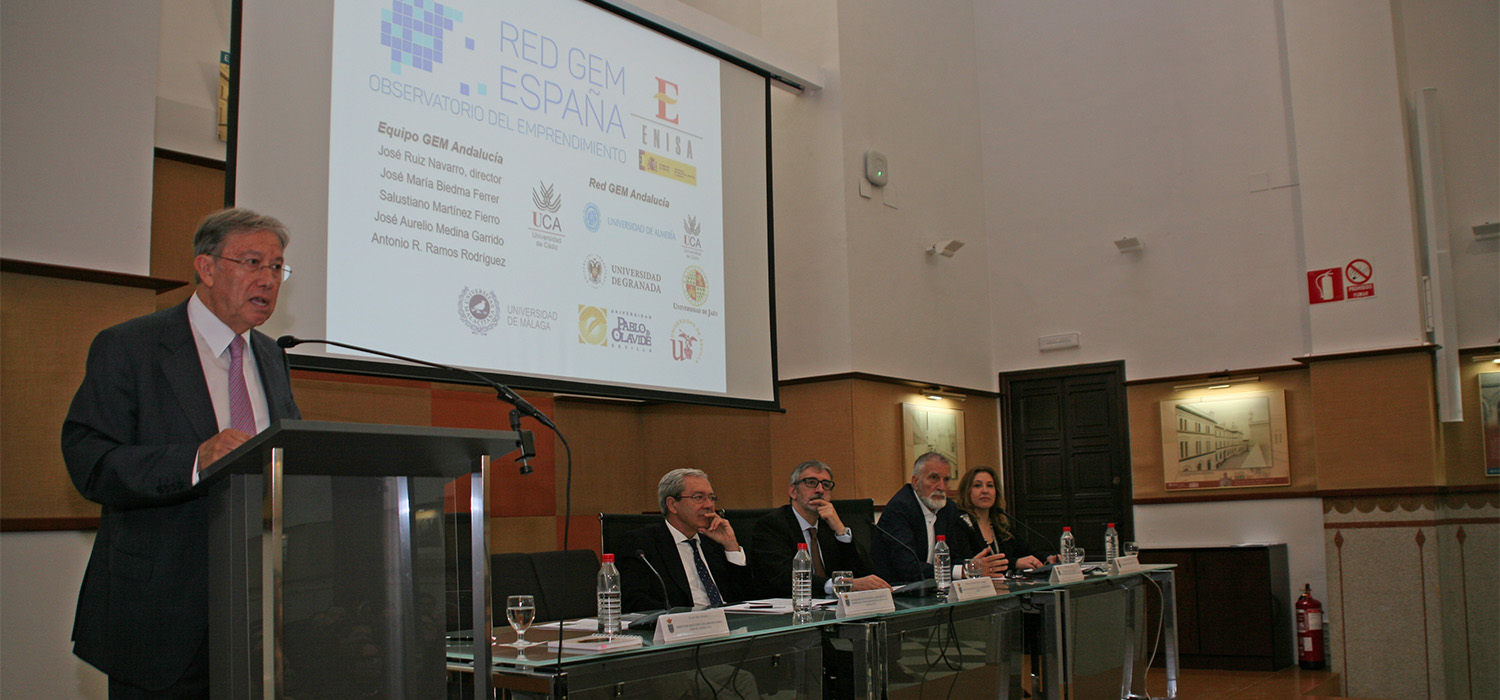 El 20% de la población andaluza adulta está implicada en el proceso emprendedor, según el informe GEM 2018/19