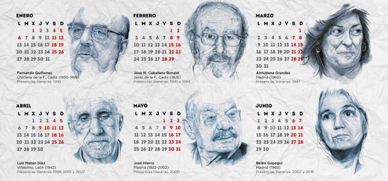 El ‘CALENDOSMIL20’ dedica su nueva edición a los 25 años del programa ‘Presencias Literarias’