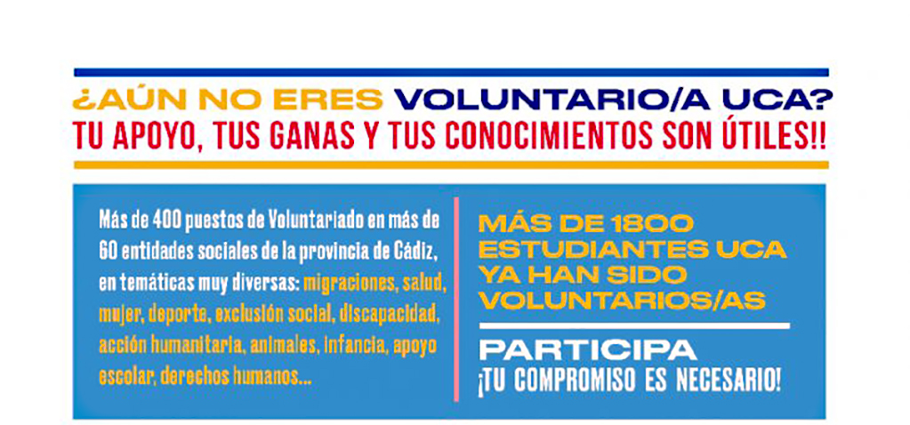 Declaración conjunta de las Universidades Públicas Andaluzas en el Día Internacional del Voluntariado