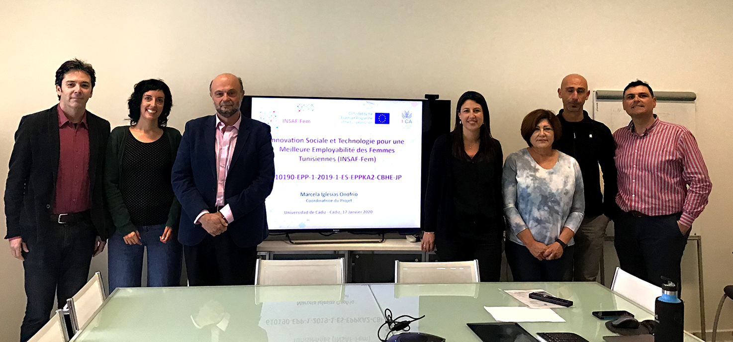La UCA lidera el proyecto europeo ‘Innovación social y tecnología para mejor empleabilidad de mujeres tunecinas’