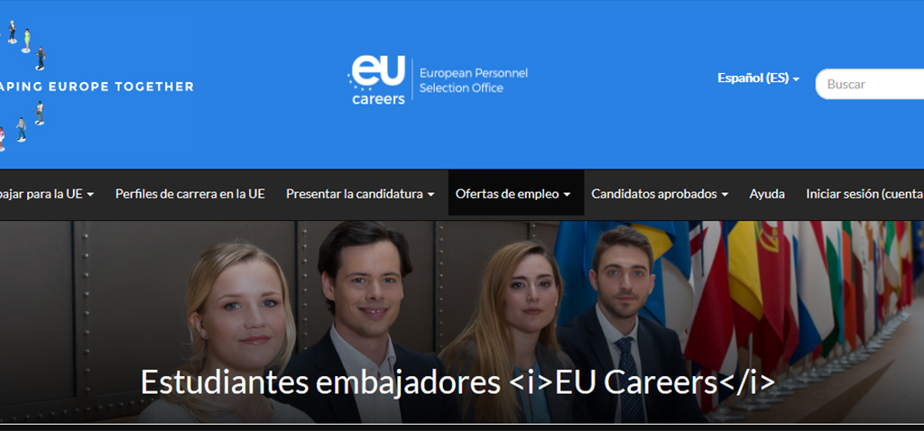 Abierto plazo del programa ‘EU Ambassador Careers’ para alumnado embajador del empleo en las instituciones europeas
