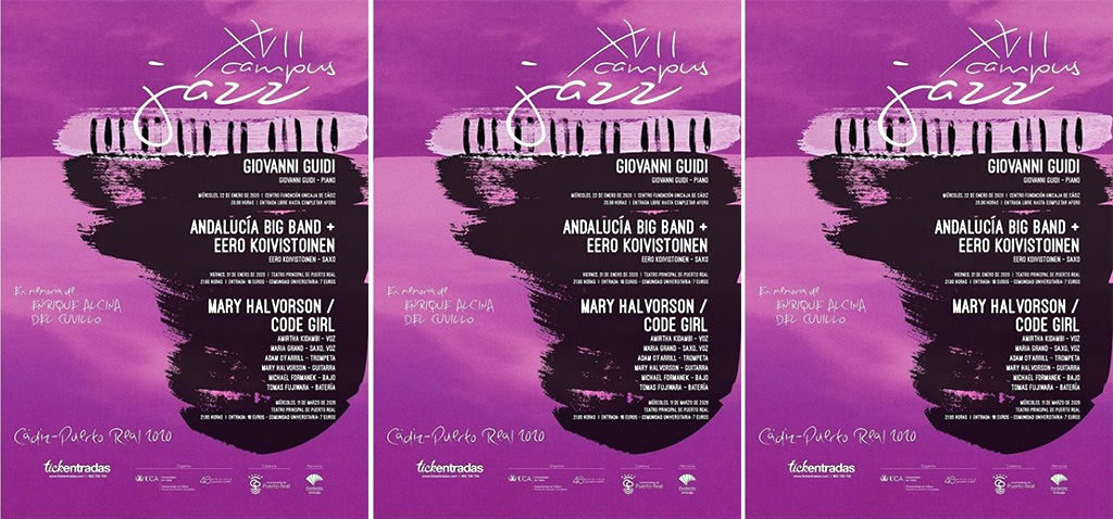 El concierto de Giovanni Guidi inaugurará el 17º Campus Jazz UCA, dedicado in memoriam a Enrique Alcina del Cuvillo