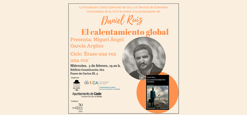 Daniel Ruiz presenta ‘El calentamiento global’ en el Campus de Cádiz