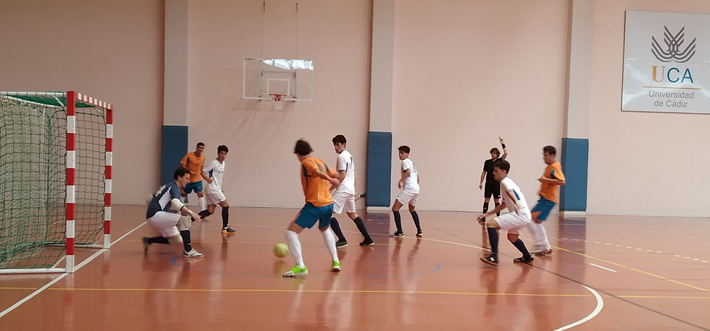 El equipo de fútbol sala masculino, clasificado para la fase final del CAU 2020