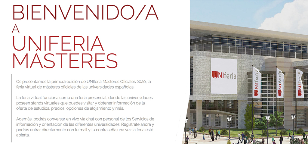 Crue Universidades Españolas pone en marcha la primera feria virtual sobre másteres oficiales
