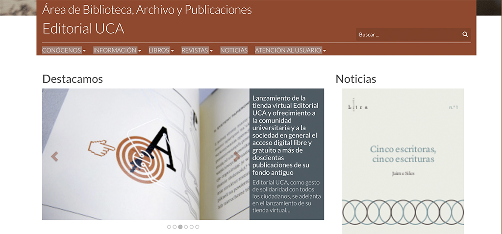 Editorial UCA rebaja el precio de sus libros electrónicos al 4% de IVA