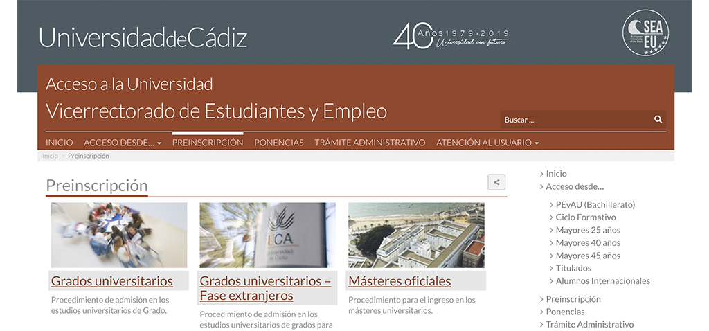 La UCA mantiene un centenar de tele reuniones con institutos de toda la provincia para informar de la PEvAU