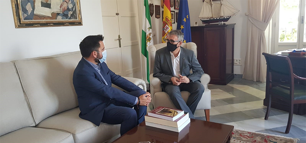 El rector de la UCA recibe la visita institucional del delegado de la Zona Franca de Cádiz