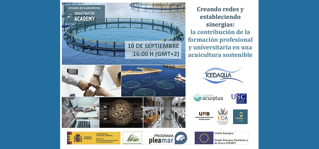 REDAQUA promueve el encuentro entre profesionales de FP y Universidad en pro de una acuicultura sostenible