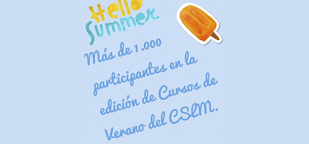 Más de 1.000 participantes en la edición de los Cursos de Verano del CSLM