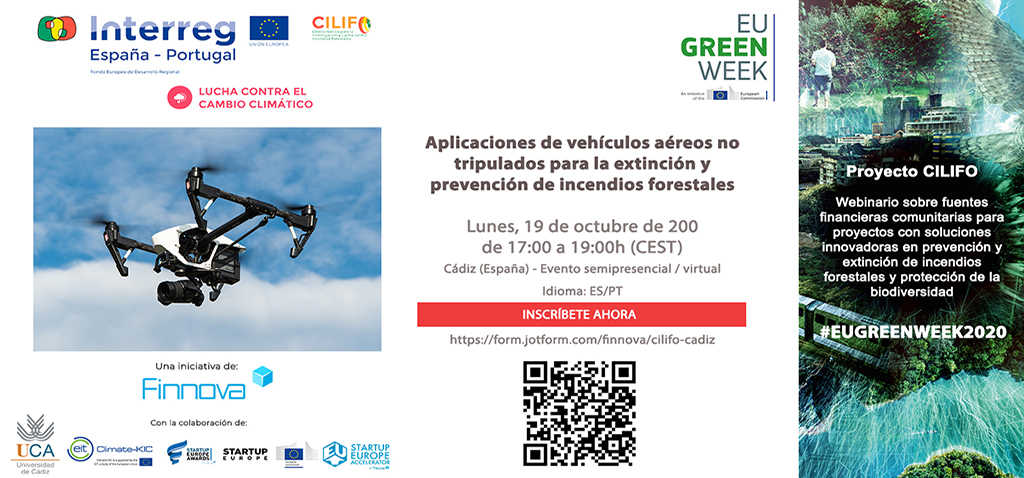 La UCA participa en unas jornadas centradas en el uso de drones para la extinción y prevención de incendios forestales