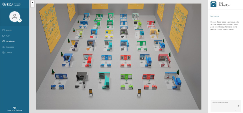 Arranca la Feria de Empleo de la UCA 2020 con 600 inscritos y más de 8.000 visitas virtuales