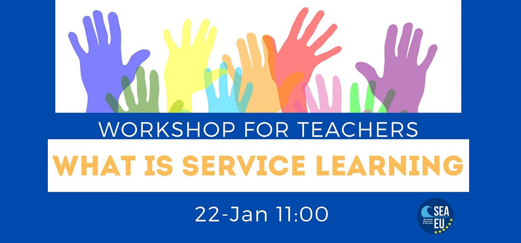 La Universidad Europea de los Mares SEA-EU organiza mañana el taller online ‘¿Qué es el aprendizaje-servicio?’
