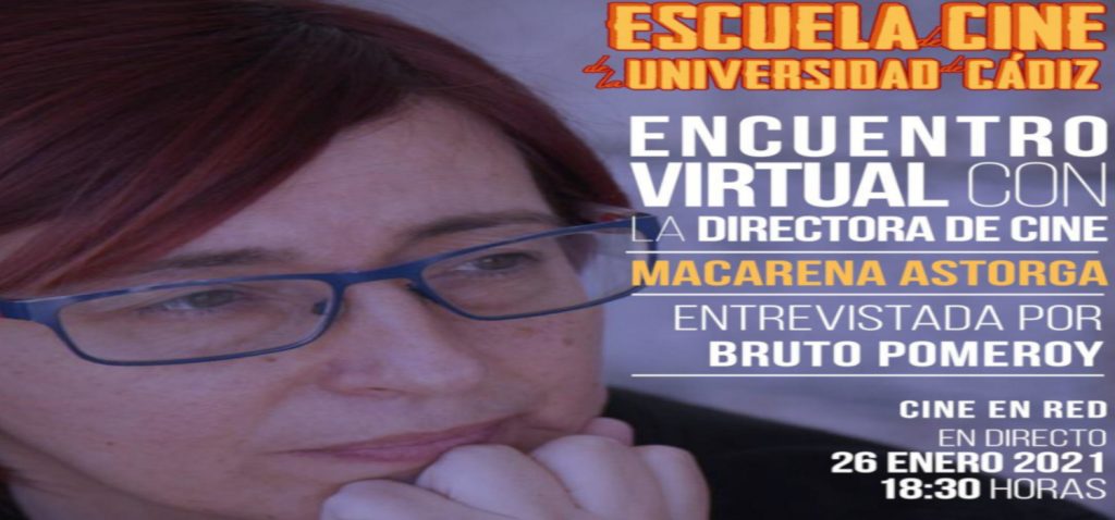 Macarena Astorga protagonizará mañana el encuentro virtual de ‘Cine en Red’ del Proyecto Atalaya