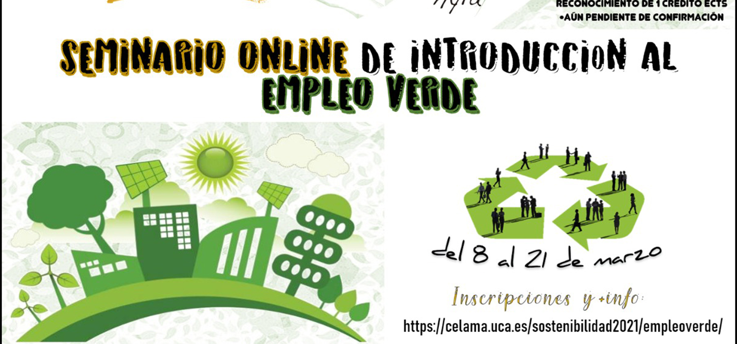 Seminario Online de Introducción al Empleo Verde