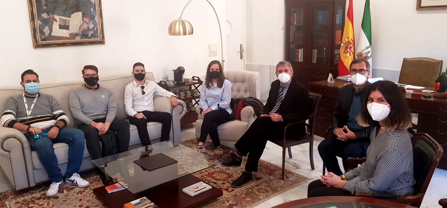 El rector de la UCA se reúne con los representantes de estudiantes de las universidades públicas españolas