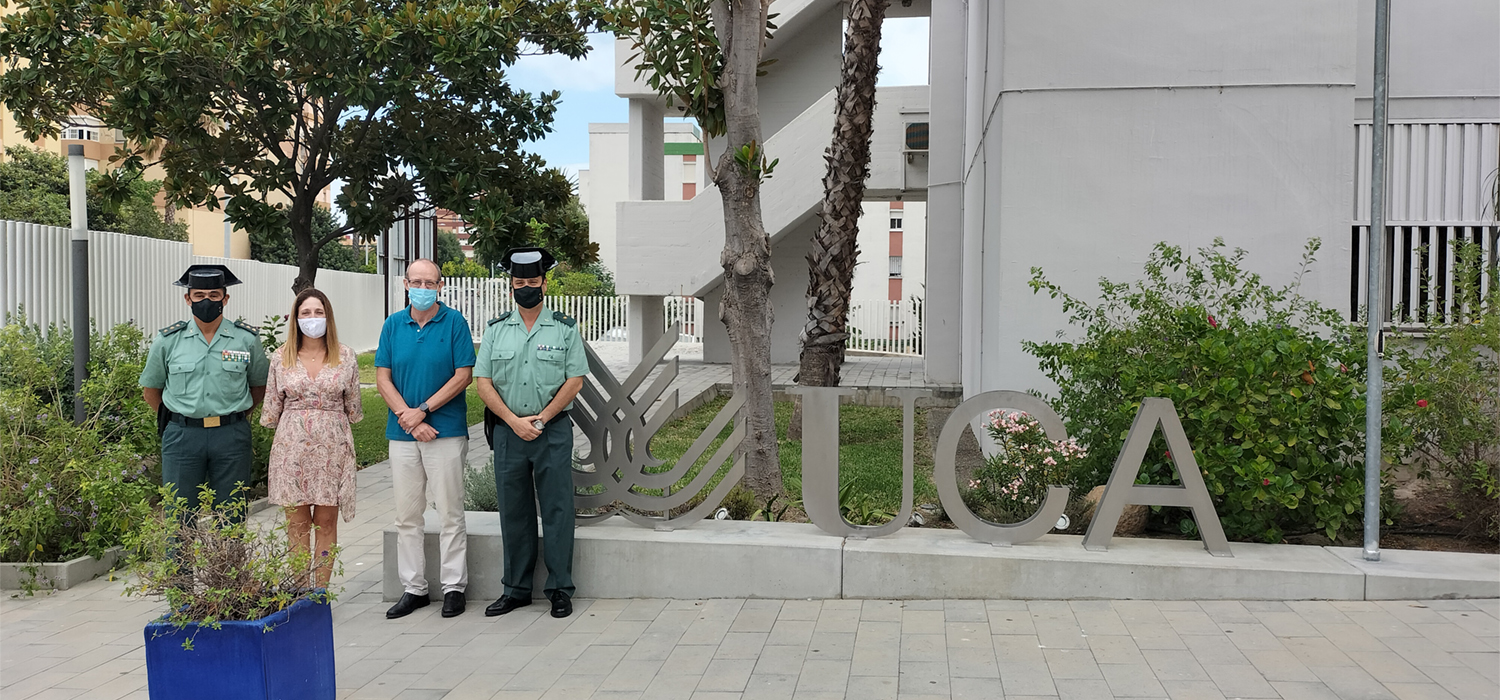 El Campus Bahía de Algeciras y la Comandancia de la Guardia Civil plantean colaboraciones formativas conjuntas