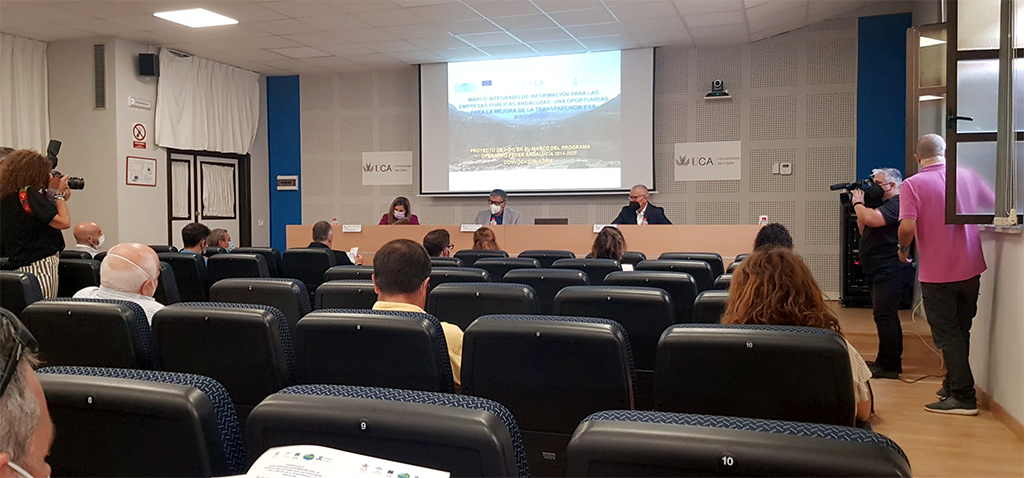 La UCA celebra la Jornada sobre el Marco Integrado de Información para las Empresas Públicas Andaluzas