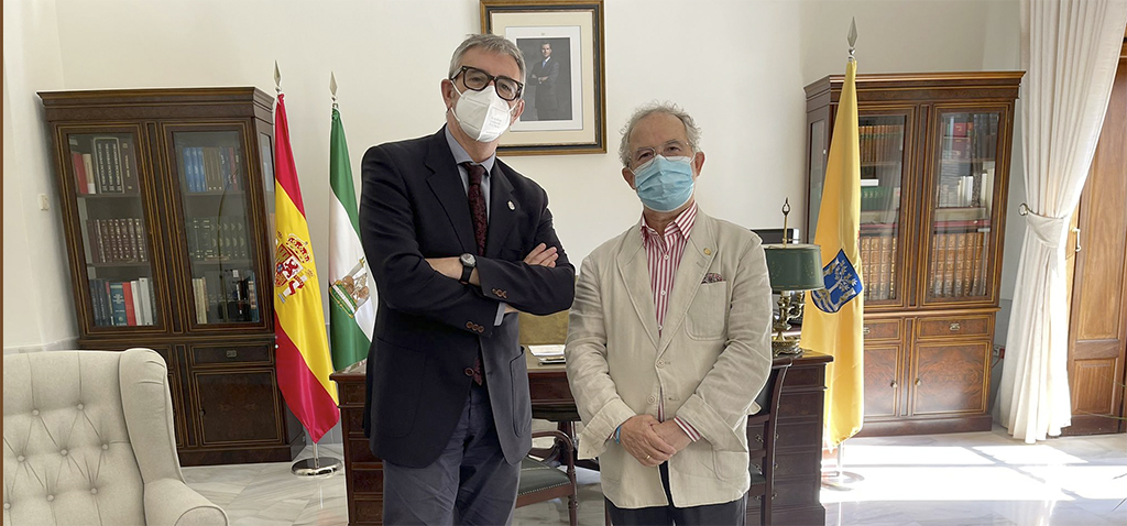 El rector de la UCA se reúne con el presidente de la Real Academia Provincial de Bellas Artes de Cádiz