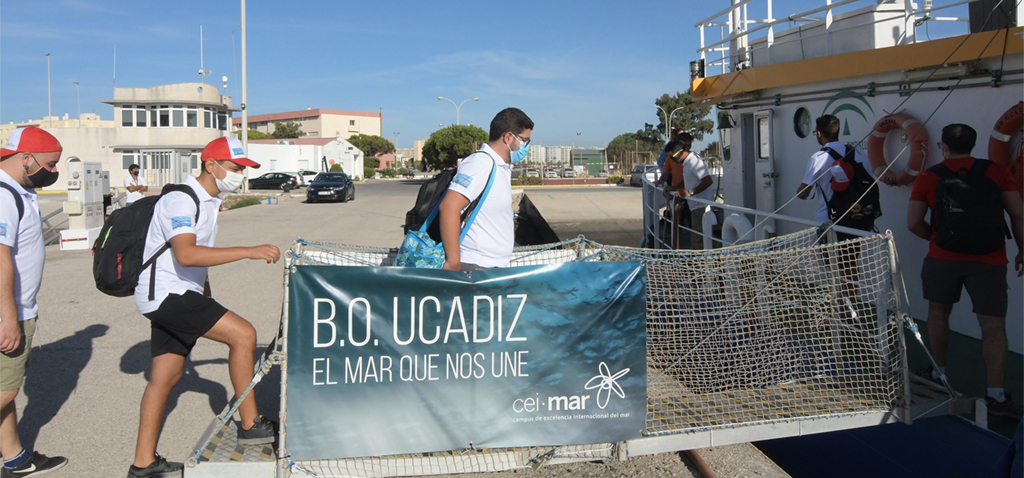 CEI·MAR inicia una nueva edición de ‘Mares de Andalucía’ a bordo del UCADIZ desde Puntales
