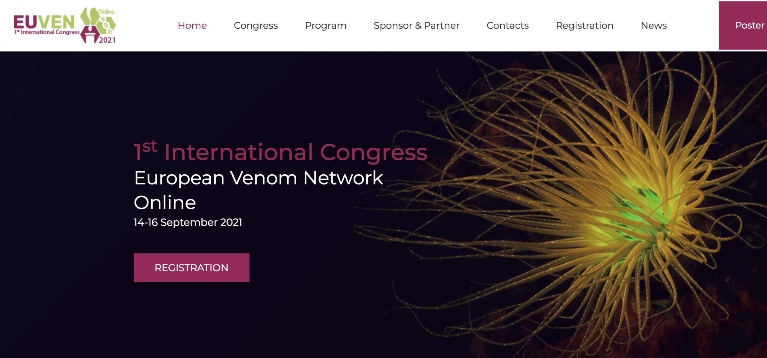 La Universidad de Cádiz coorganiza el I Congreso de la Red Europea de Venómica