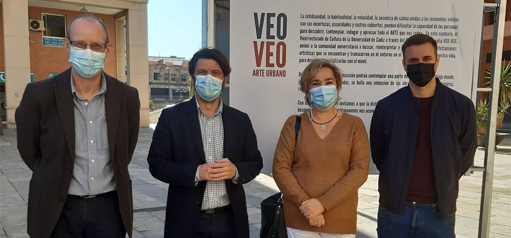La exposición ‘Veo-veo, arte urbano’ se puede visitar desde hoy en el Campus Bahía de Algeciras