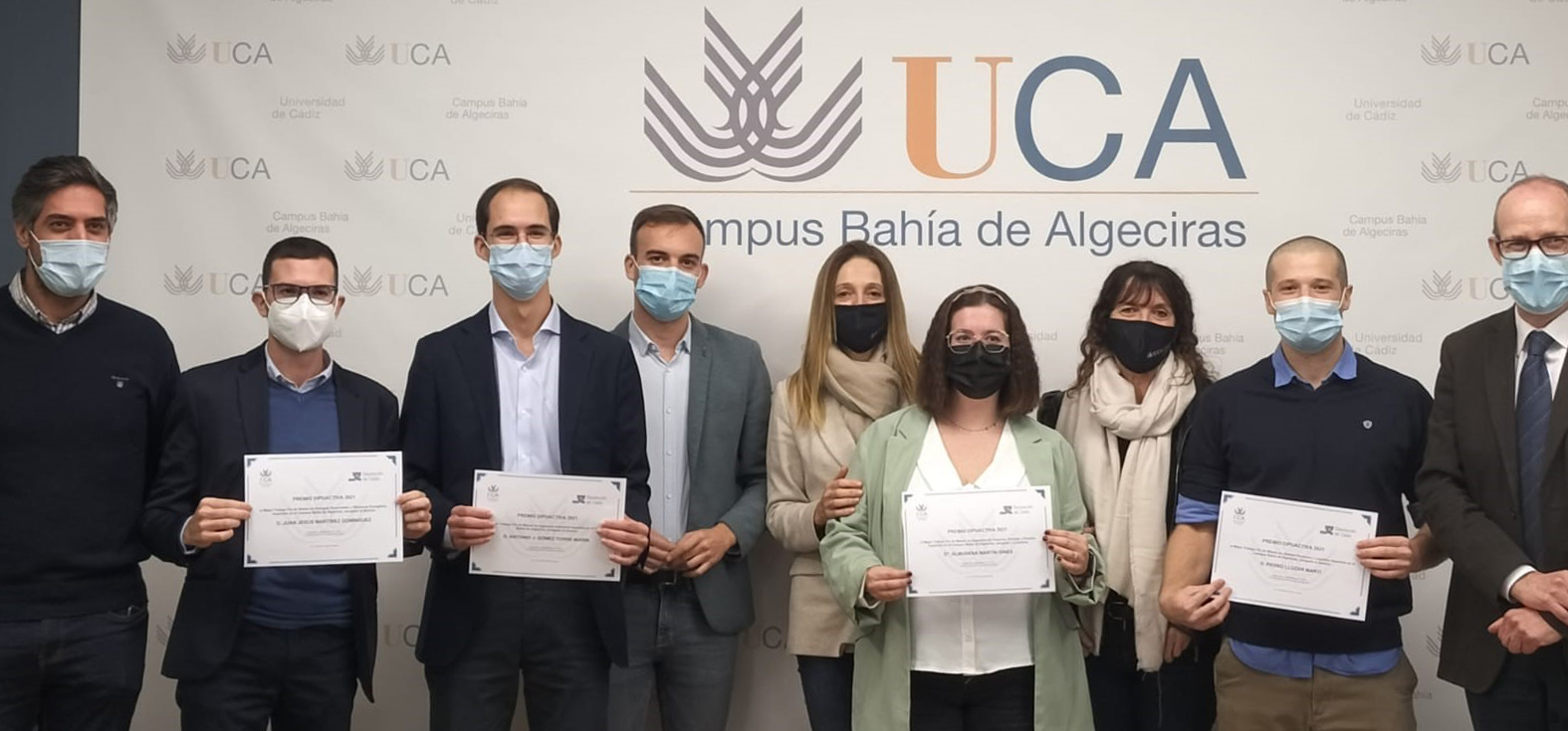 Entregados los premios DIPUACTIVA a los mejores TFM del Campus Bahía de Algeciras de la UCA