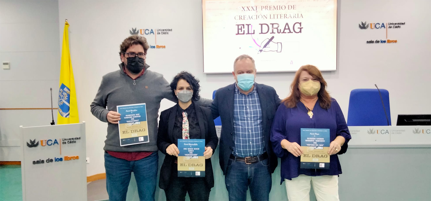Francisco José Camacho, Patrizia Carmen Marruffi y Ana María Marín ganan el XXXI Certamen Literario ‘El Drag’
