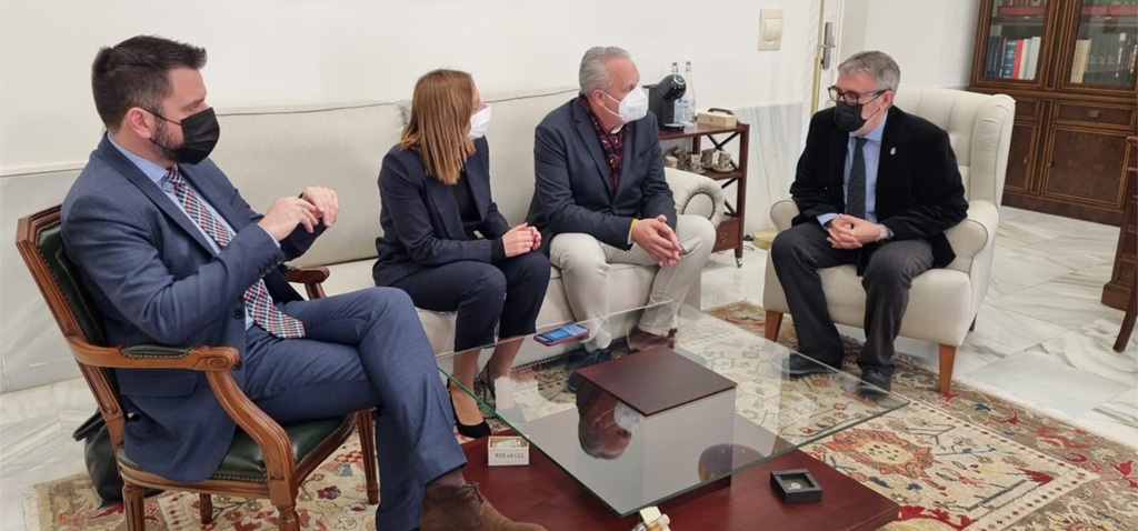 Visita institucional del nuevo secretario provincial del PSOE