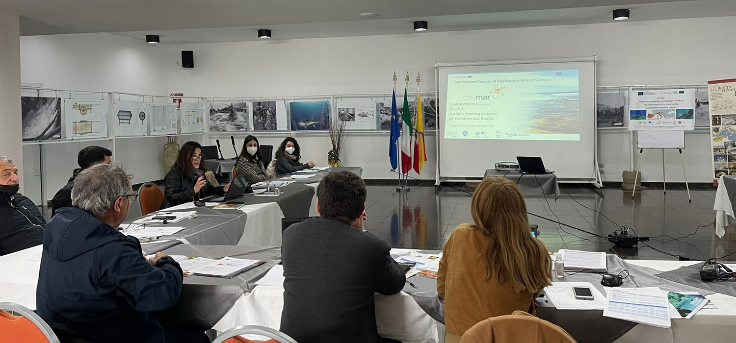 CEI·Mar presenta en Sicilia la plataforma e-learning para potenciar el conocimiento y el turismo arqueológico subacuático