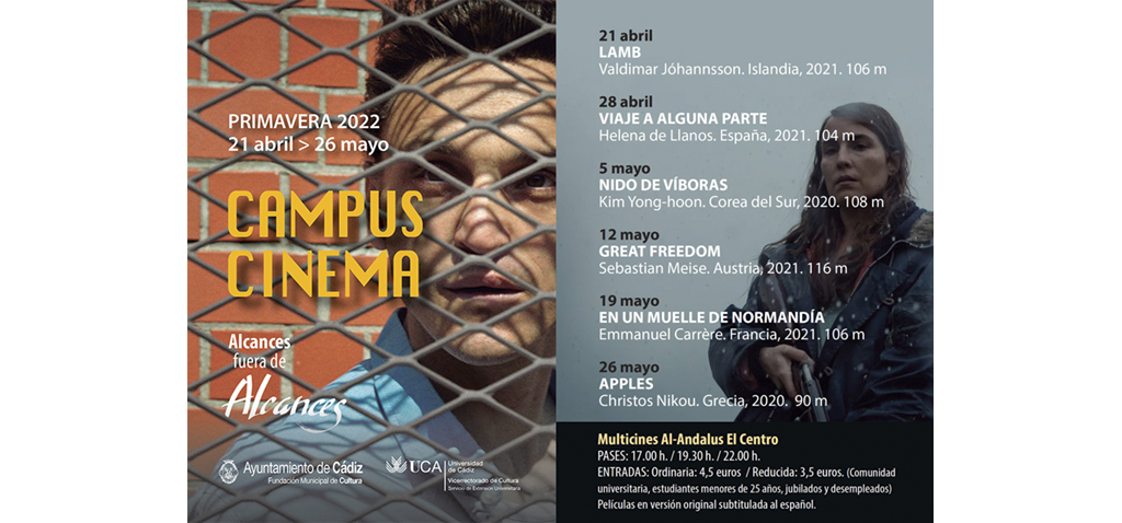 El ciclo ‘Campus Cinema Alcances’ presenta en abril `Lamp´ y ‘Viaje a alguna parte’ en Cádiz