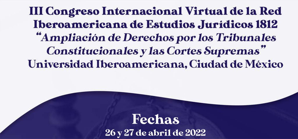 III Congreso Internacional de la Red Iberoamericana de Estudios Jurídicos 1812