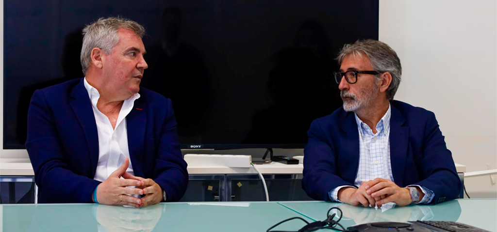 Encuentro institucional del rector de la UCA con el presidente del Cádiz CF