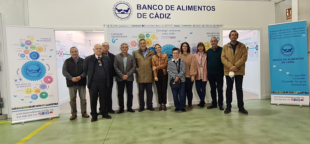 La Delegación del Rector para las Políticas de Responsabilidad Social y Corporativa visita la sede del Banco de Alimentos de Cádiz