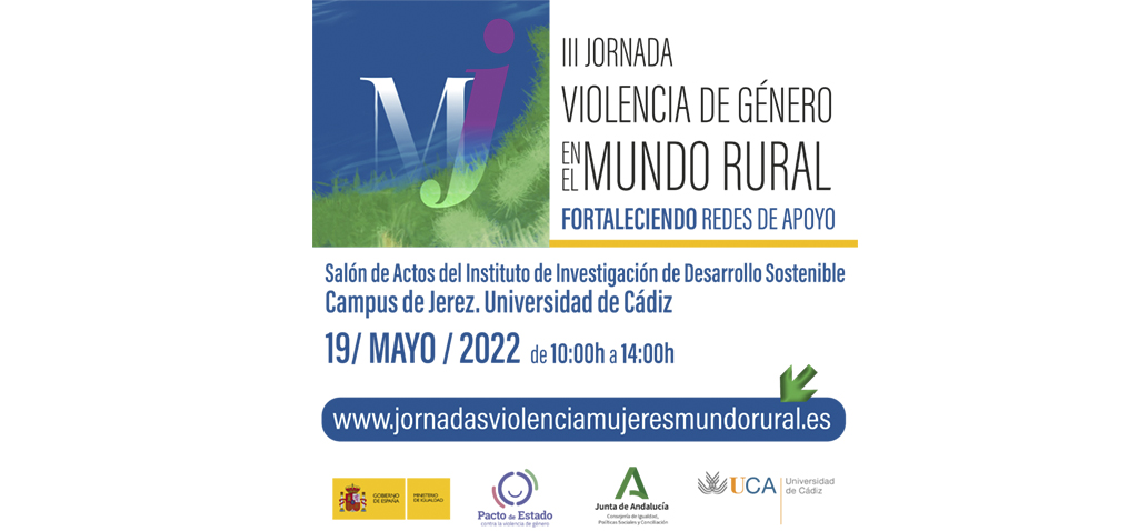 El Campus de Jerez acogerá la III Jornada ‘Violencia de Género en el mundo rural. Fortaleciendo redes de apoyo’