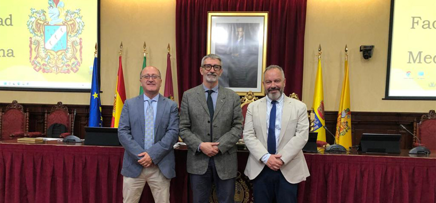 Toma de posesión de José María Pérez Monguió como catedrático de Derecho Administrativo