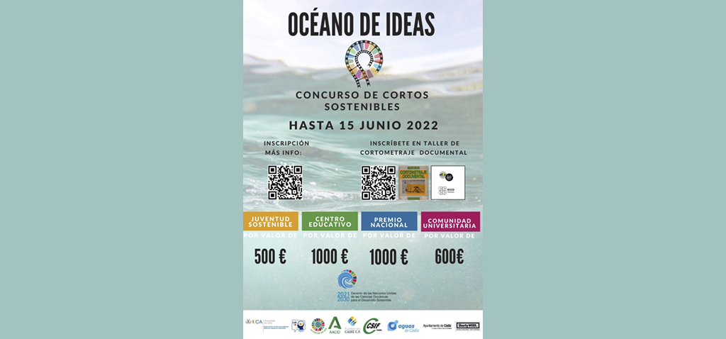 La UCA lanza el concurso de cortos sostenibles ‘Océano de Ideas’