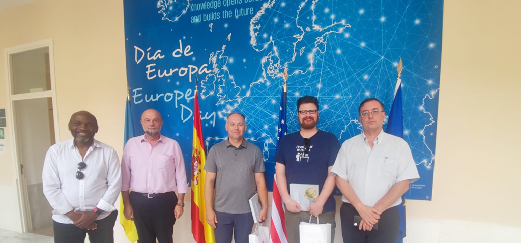 Profesores de la Universidad de Paul de Chicago visitan la Universidad de Cádiz