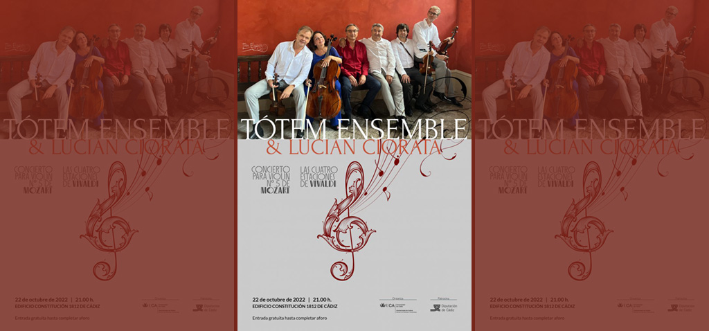 Concierto de Tótem Ensemble con Lucian Ciorata, mañana en el Campus de Cádiz