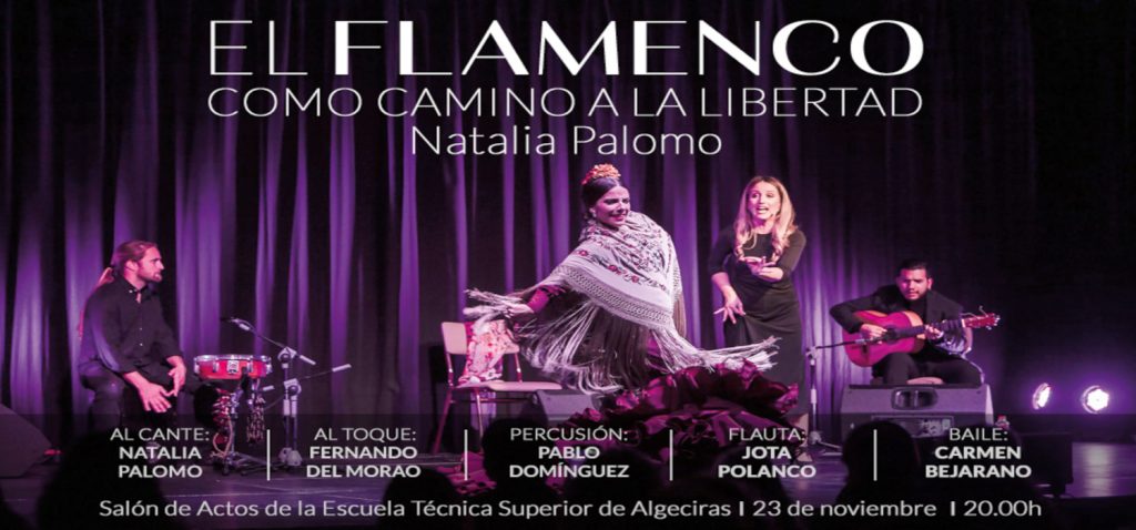 Natalia Palomo presenta mañana su espectáculo ‘El flamenco como camino a la libertad’ en la ETSI de Algeciras