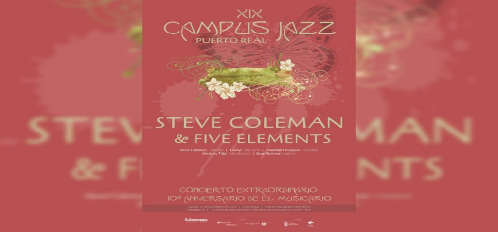 Steve Coleman & Five Elements, esta noche en el Campus Jazz de Puerto Real