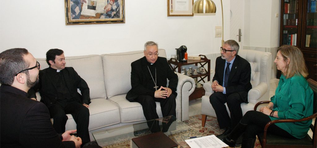 Visita institucional del Obispado de Asidonia-Jerez a la Universidad de Cádiz