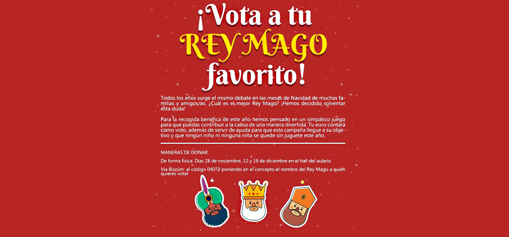 El Campus de Jerez celebra la campaña solidaria ‘Vota a tu Rey Mago favorito’