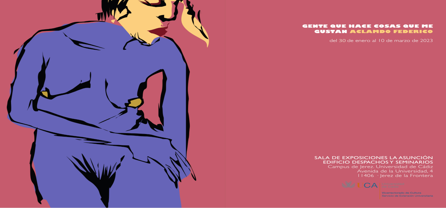 Sigue en el Campus de Jerez la exposición ‘Gente que hace cosas que me gustan’, de Aclamado Federico