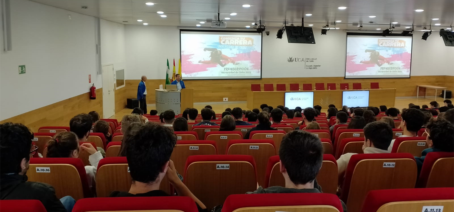 Casi 1.600 jóvenes asisten a las XIII Jornadas de Orientación Universitaria UCA en el Campus de Puerto Real