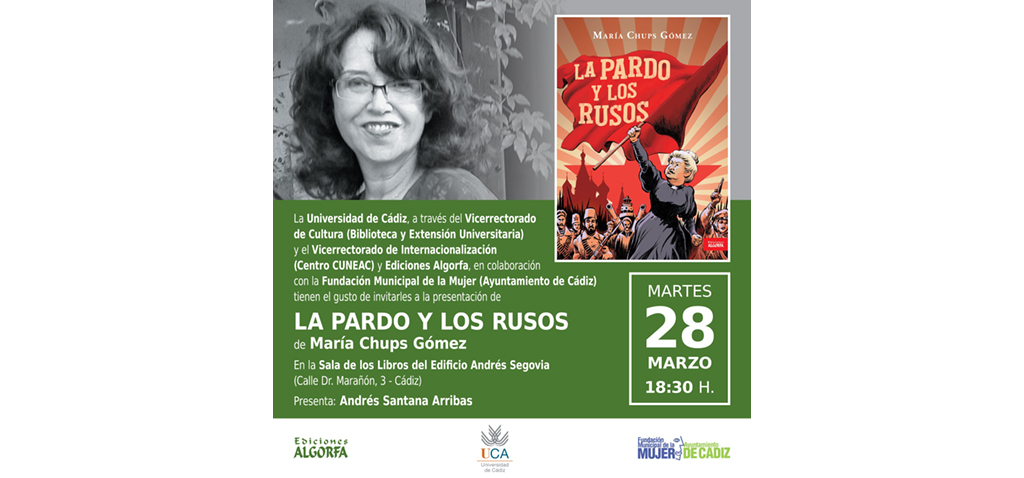 La escritora española María Chups presenta el libro ‘La Pardo y los rusos’ en la UCA